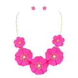 Bloom Flower Link Necklace