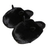Fuzzy Faux Fur Bunny Soft Home Indoor Floor Slippers