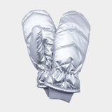 Women's Shiny Puffer Mitten Chic Gloves