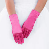 Women's Dressy Satin Wedding Gloves