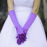Women's Medium Satin Wedding Gloves