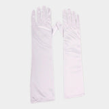 Women's Dressy Satin Long Wedding Gloves
