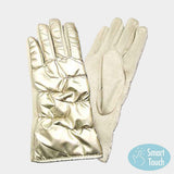 Women's Puffer Smart Touch Gloves
