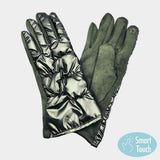 Women's Puffer Smart Touch Gloves