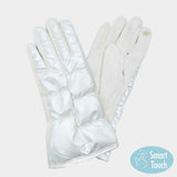 Women's Puffer Smart Touch Gloves
