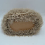 Fluffy Shaggy Plush Handbag with Integrated Top Handle