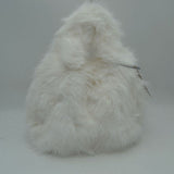 Fluffy Shaggy Plush Handbag with Integrated Top Handle