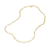 16 INCH, 4mm Stainless Steel Figaro Chain Necklace