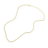 24 INCH, 3mm Stainless Steel Rope Chain Necklace