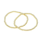 2PCS - Stainless Steel Ball Stretch Multi Layered Bracelets