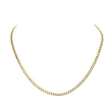 6 Diamond Cut Stainless Steel 18 Inch 4mm Cuban Chain Necklace
