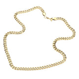 6 Diamond Cut Stainless Steel 20 Inch 6.2mm Cuban Chain Necklace