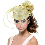 Women's Fabric Pointed Elastic String Dressy Hat
