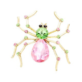 Crystal Spider Pin Brooch