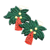 Multi Bead Palm Tree Earrings