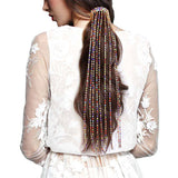 Rhinestone Fringe Barrette