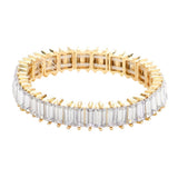Rectangle Stone Stretch Evening Bracelet