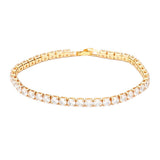 Round CZ Evening Bracelet Cubic Zirconia Bubble Bracelet