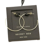 Secret Box Gold Dipped Hoop Earrings