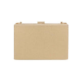 Shimmery Rectangle Evening Clutch Crossbody Bag