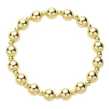 Stainless Steel Ball Beaded Stretch Bracelet