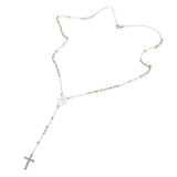 Stainless Steel Rosaries Necklace