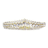Teardrop Stone Cluster Princess Tiara