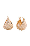 14K Bumpy Rocky Pincatch Earrings