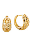Beautiful 14K Dipped Huggie Hoop