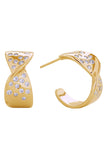 14K Starry Night Hoop Earrings