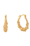 14K Twisted Rope Pincatch Earrings