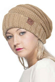 C.C Metallic Slouchy Beanie