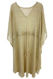 Lurex String Poncho
