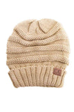 C.C Metallic Slouchy Beanie