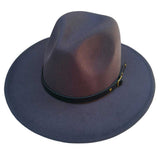 Belt Band Pointed Fedora Hat