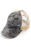 C.C DIGITAL CAMO MESH PONYCAP