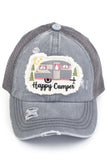 C.C HAPPY CAMPER PATCH VINTAGE PONY CAP