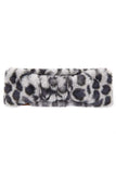 C.C Leopard Pattern Faux Fur Headwrap