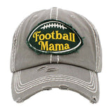 Football Mama Vintage Baseball Cap