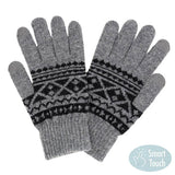 Knit Aztec Smart Gloves