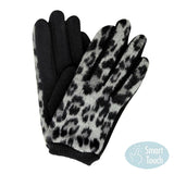 Leopard Print Touch Smart Gloves
