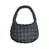 Quilted Puffer Tote Shoulder Bag