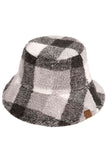 C.C Checkered Pattern Bucket Hat