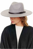 Felt Wide Brim Fedora Hat
