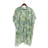 Paisley Patterned Cover Up Kimono Poncho