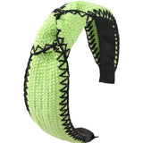 Straw Knot Burnout Headband