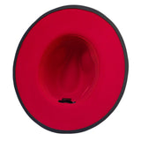 Belt Band Pointed Fedora Hat