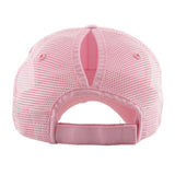 Vintage Mesh Back Ponytail Baseball Cap