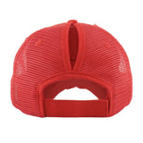Vintage Mesh Back Ponytail Baseball Cap