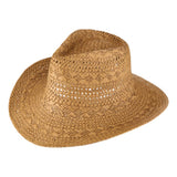 Lightweight Breathable Decorative Pattern Raffia Woven Summer Fedora Sun Hat